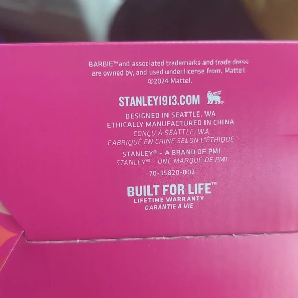 New In Box Stanley 40oz Barbie Collection - Picture 7 of 7